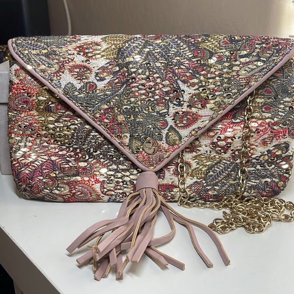 Pretty Ships Never Used Tapestry Inspired Handbag/Clutch. - Picture 8 of 9